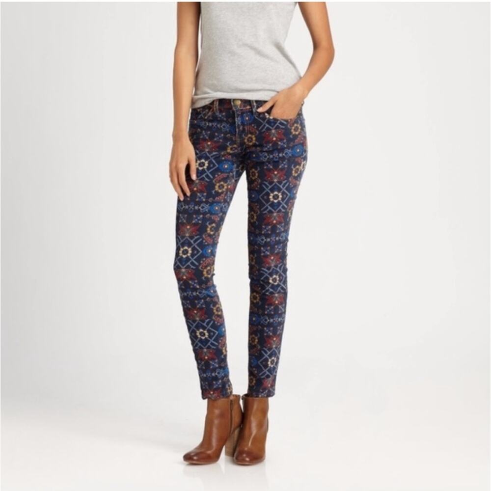 Current/Elliot the ankle skinny in midnight tapestry size 25